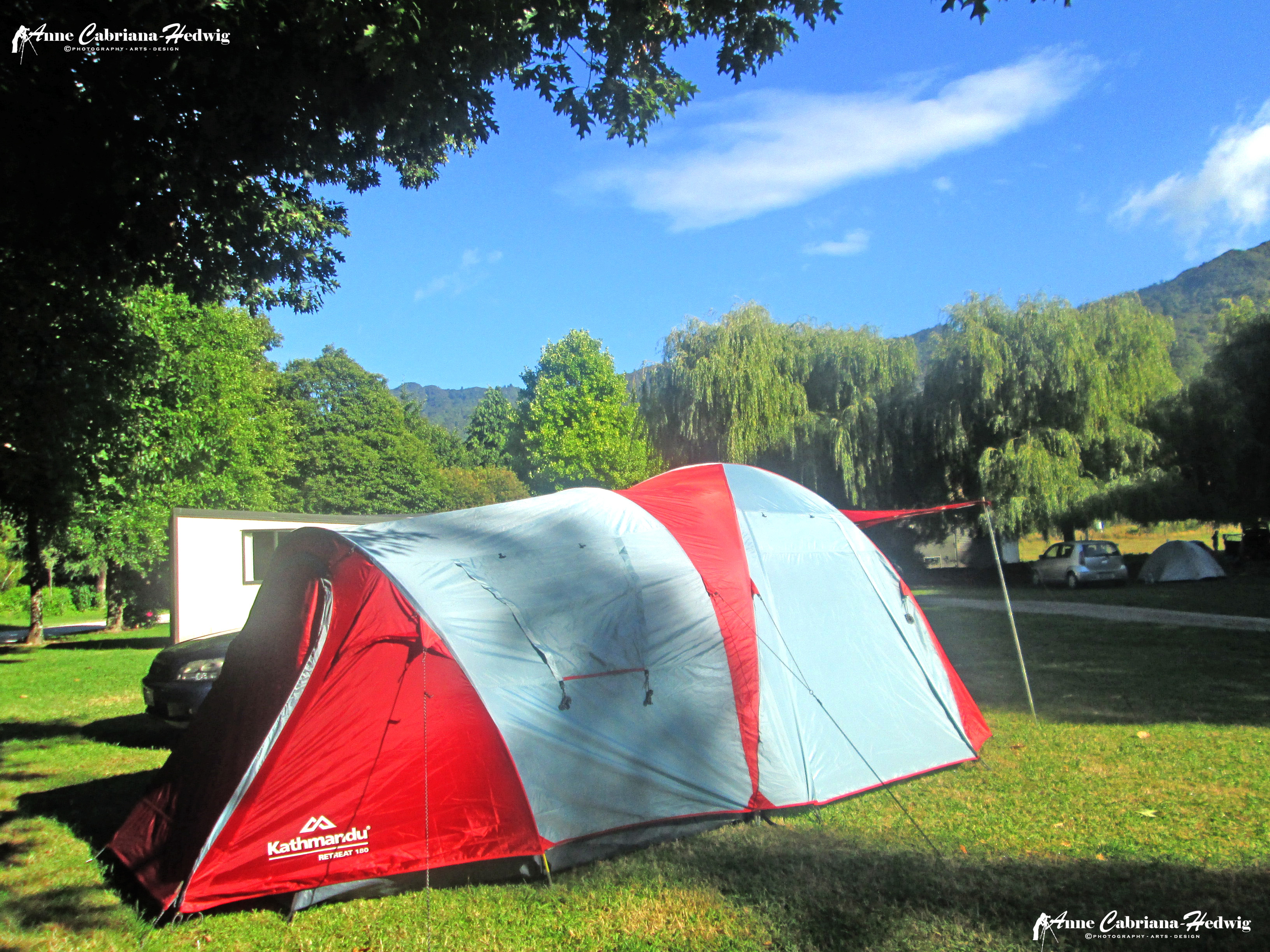 Old MacDonald camping ground in Marahau Golden Bay Abel Tasman, Nelson, New Zealand